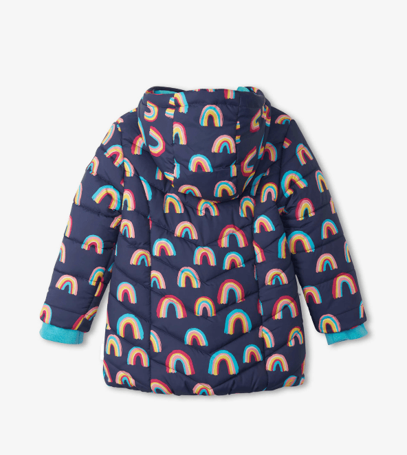Hatley Winterwear Hatley Kids - Vivid Rainbows Puffer Jacket