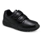 Hush Puppies school/Uniform Shoes Hush Puppies Jace Hook & Loop Black