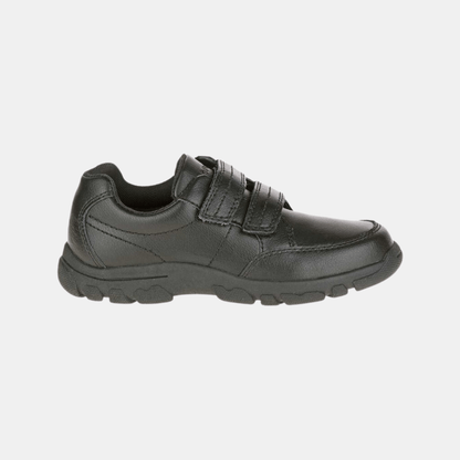 Hush Puppies school/Uniform Shoes Hush Puppies Jace Hook & Loop Black