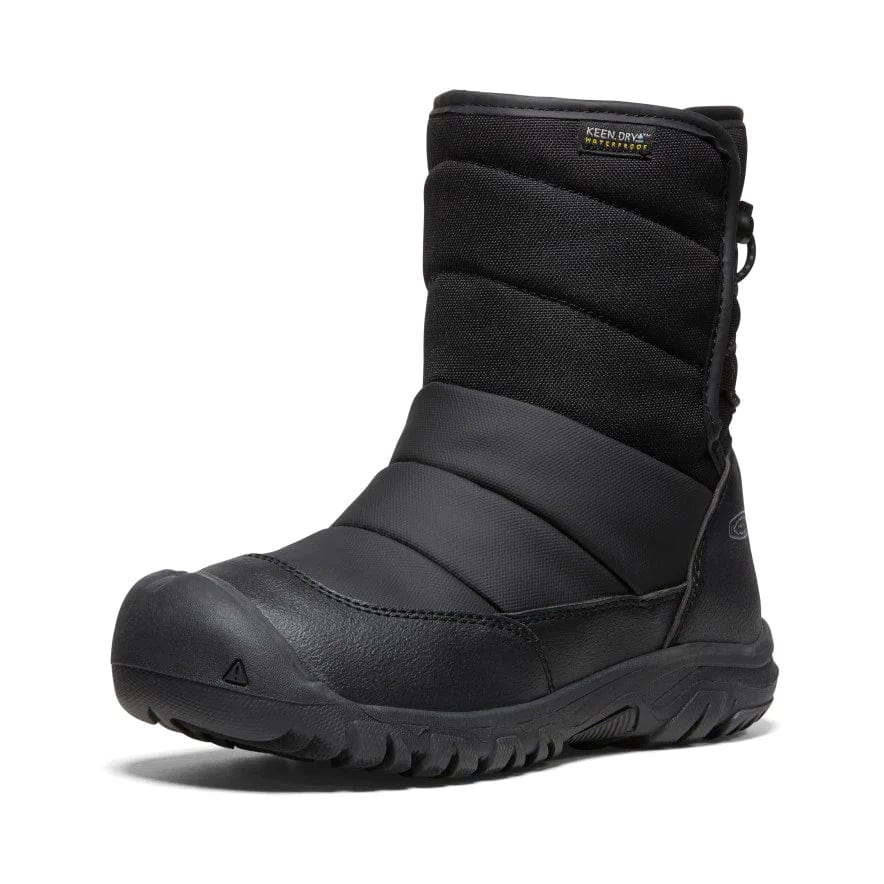 Keen Winter Boots Keen Puffrider Waterproof Winter Boot - Black/Steel Grey
