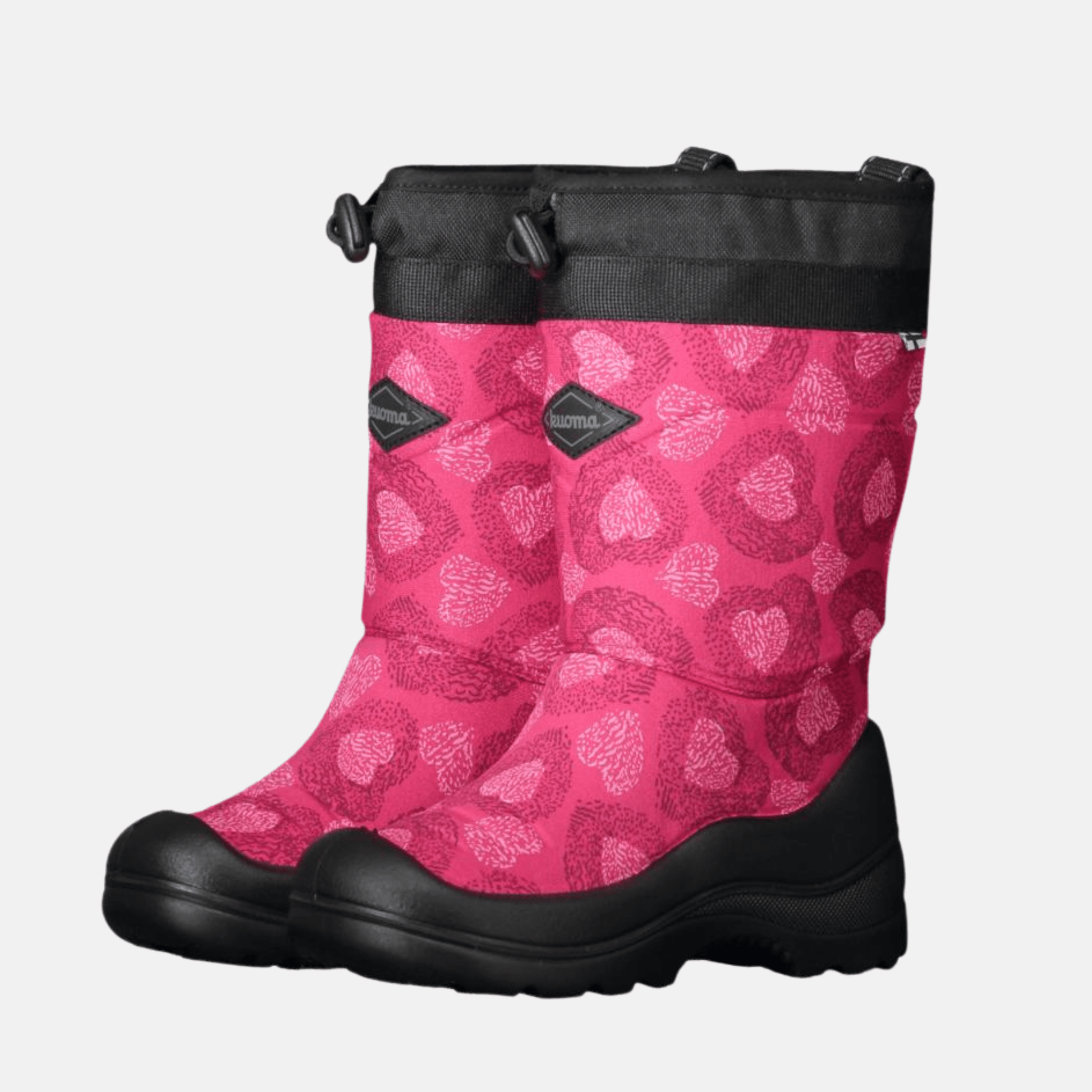 Kuoma Winter Boots 23 EU Kuoma Kids' Winter Boots Lumilukko - Pink Heart