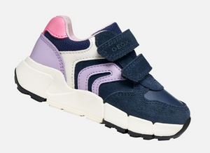 Geox Flexyper Mini Toddler Girl - Navy/Lilac