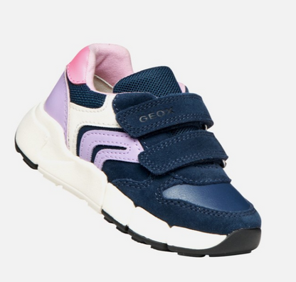 Geox Flexyper Mini Toddler Girl - Navy/Lilac