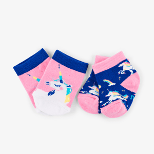 little blue house Socks 0-12 Months LITTLE BLUE HOUSE Baby Socks rainbow unicorns
