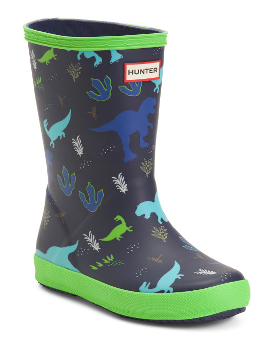 Hunter Little Kids Original First Classic Rain Boot - Dark/Blue