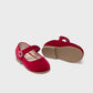 Mayoral Mary Jane 19 EU Mayoral Velvet Mary-Jane shoes - Red