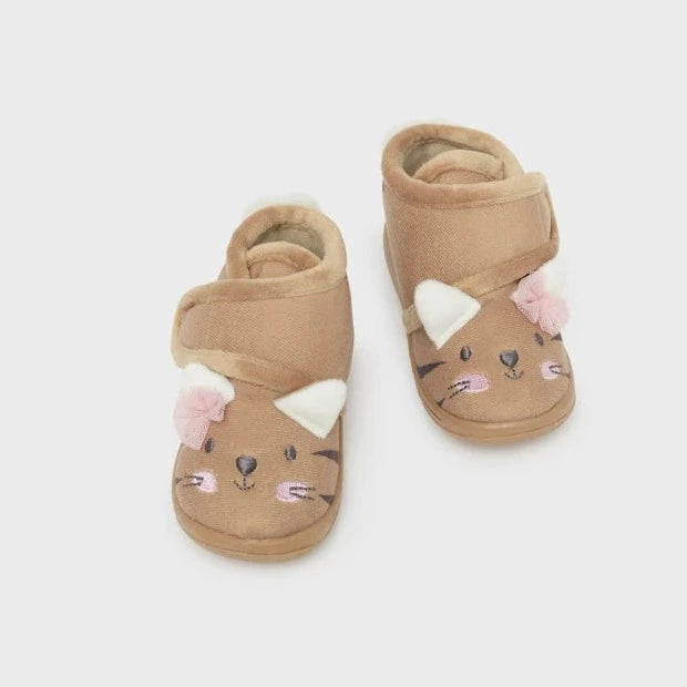 Mayoral Slippers Mayoral Plush Tigger Slippers - Taupe