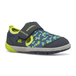 Merrell Sandals 4 Little Kids Merrell Bare Steps® H2O Sneaker Turquoise/Lime