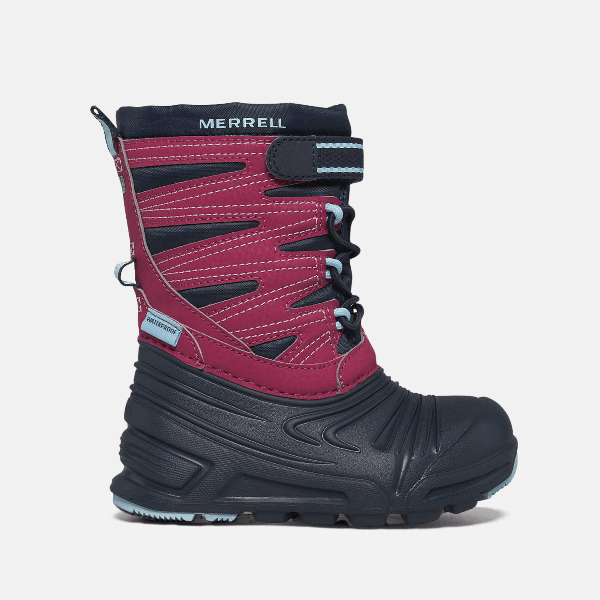 Merrell Winter Boots Merrell Little Kids Snow Quest Lite 3.0 Jr. WP - Navy/Fuchsia/Turquoise