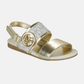 Michael Kors Sandals 11 Big Kids Michael Kors Sydney Kenzie - Pale Gold