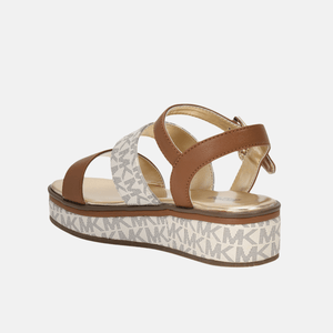 Michael Kors Sandals Michael Kors Richie Charms - Luggage/Vanilla