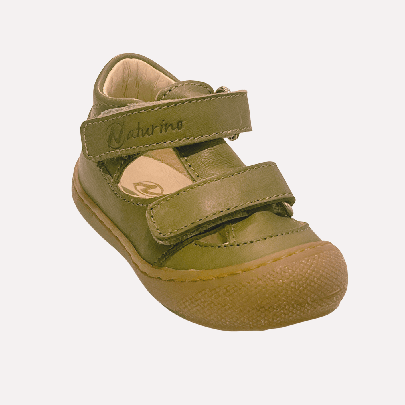 Naturino First Step Sandals Naturino Puffy - Stone