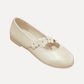 Naturino Mary Jane 24 EU Naturino Ballerina Taquete - Pearl White