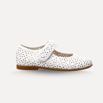 Naturino Mary Jane Naturino Ballerina Blant - White