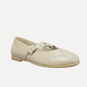 Naturino Mary Jane Naturino Ballerina Taquete - Pearl White