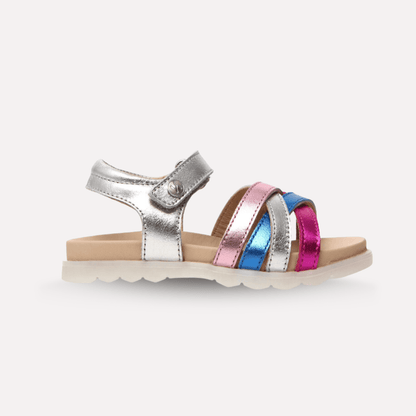 Naturino Sandals Naturino Clementin Metallic - Silver Multi