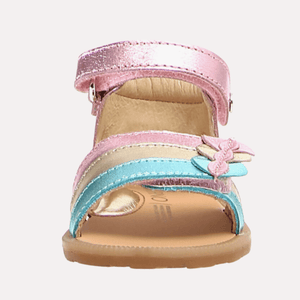 Naturino Sandals Naturino Zeja Metallic Platinum - Pink - Celeste