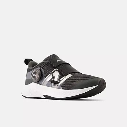 New Balance Sneaker 11 Big Kids / M Balance Dynasoft Reveal v4 BOA - Blacktop with black and silver metallic.