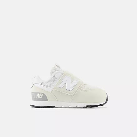 New Balance NEW-B Hook & Loop 574 Sneakers-Grey White