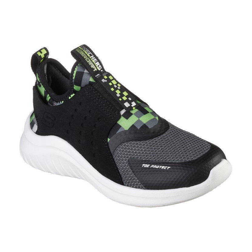 Skechers Slip-ins: Ultra Flex 2.0 - Cubor -Black/Charcoal/Lime