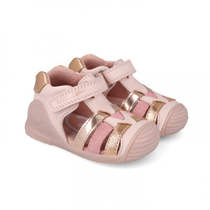 Biomecanics 252104-A779 Girls Walking Sandals- Cotton (Sauvage)