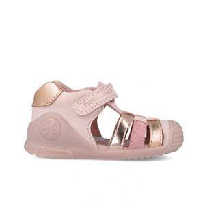 Biomecanics 252104-A779 Girls Walking Sandals- Cotton (Sauvage)