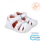 Biomecanics 252107-B050 Girls Walking Sandals- Blanco (Napa)