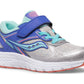 Saucony Runners 1 Big Kids Saucony Cohesion 14 A/C Sneaker Silver/ Periwinkle/ Turq
