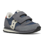 Saucony Runners 5 Little Kids Saucony Little Kids Jazz Hook & Loop Sneaker - Grey/Blue/Orange