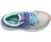 Saucony Runners Saucony Cohesion 14 A/C Sneaker Silver/ Periwinkle/ Turq