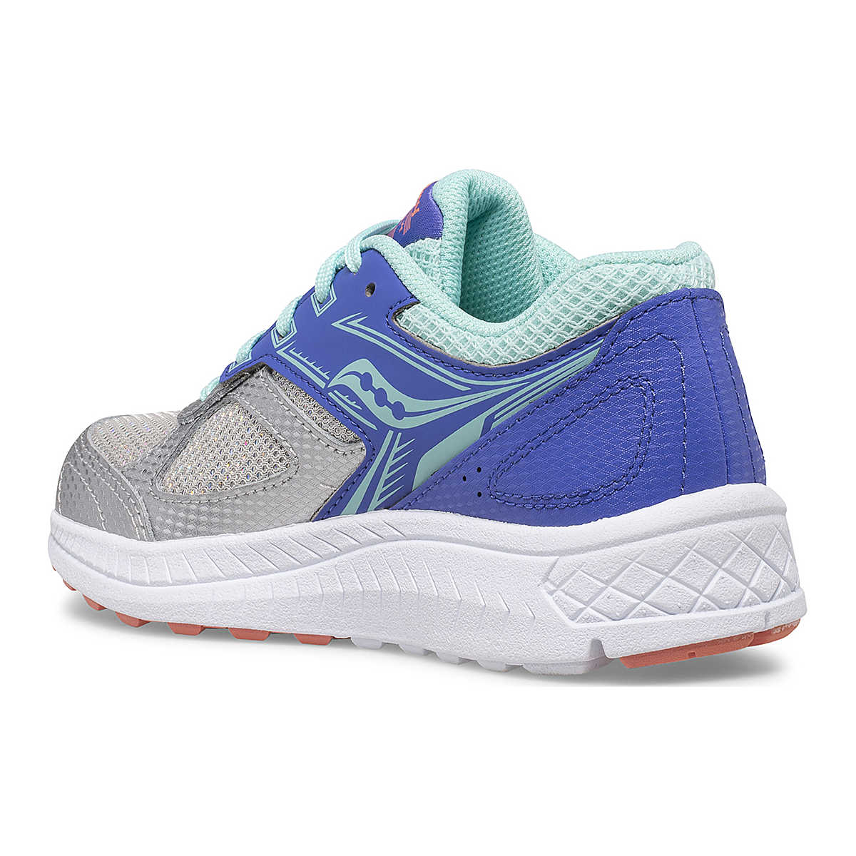 Saucony Runners Saucony Cohesion 14 LT Silver/ Periwinkle/ Turq