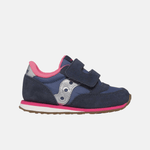 Saucony Runners Saucony Little Kids' Jazz Hook & Loop Navy/Silver/Pink