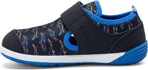 Little Kid's Bare Steps® H2O Water Shoes - Black/Royal