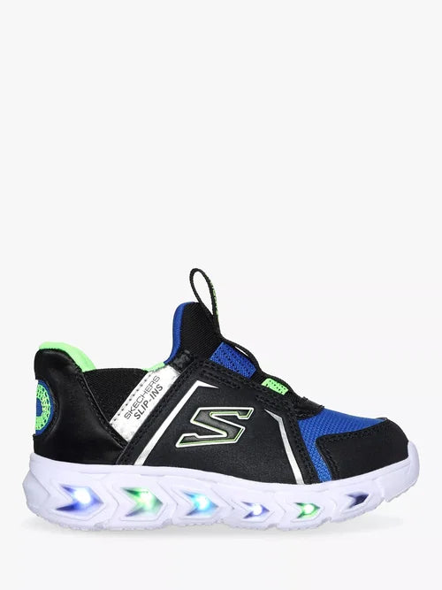 Skechers Slip-Ins S-Lights: Hypno Flesh 2.0 - Brisk Brights - Blue/Lime