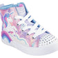 Skechers Sneaker 11 Big Kids Skechers Twinkle Magic High tops - Hot Pink/Multi