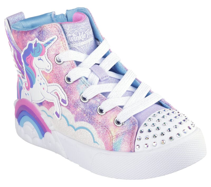 Skechers Sneaker 11 Big Kids Skechers Twinkle Magic High tops - Hot Pink/Multi