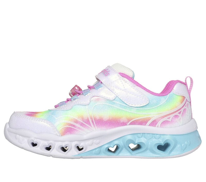Skechers Sneaker Skechers Flutter Heart Lights Groovy Swirl- White/Multi
