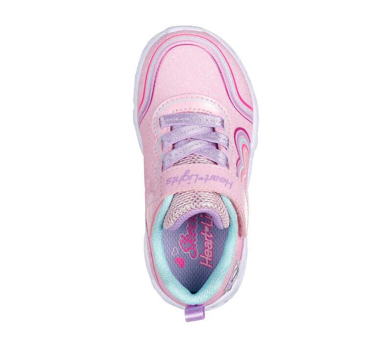 Skechers Sneaker Skechers Heart Lights Retro Hearts - Light Pink/Multi