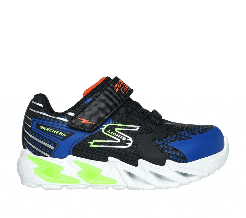 Skechers Sneaker Skechers Lights Flex-Glow Bolt - Black/blue