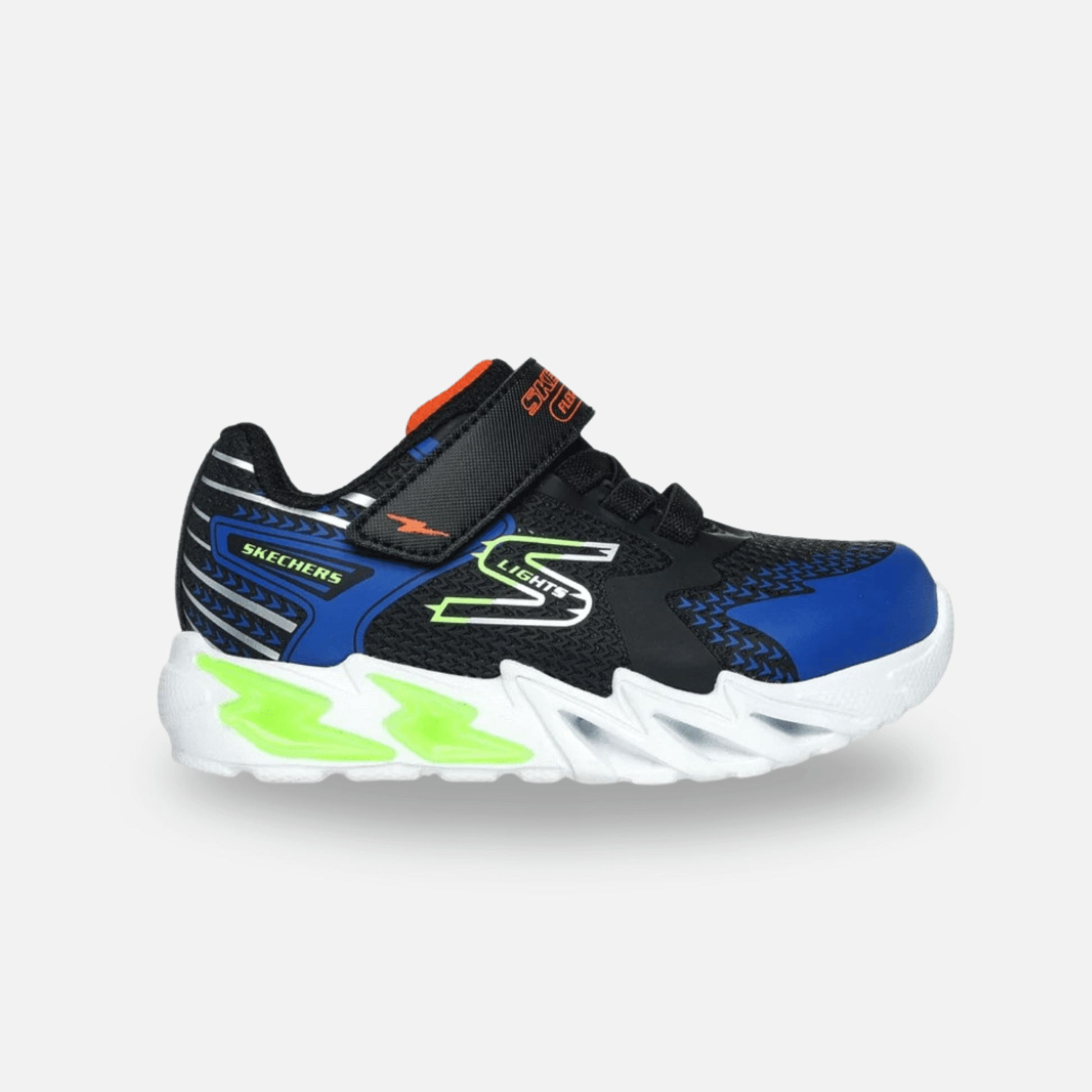 Skechers Sneaker Skechers Lights Flex-Glow Bolt - Black/blue