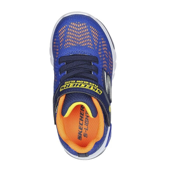 Skechers Sneaker Skechers Lights Flex-Glow Elite - Royal/Orange