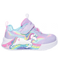 Skechers Sneaker Skechers Lights Unicorn Chaser - Lavender/Multi