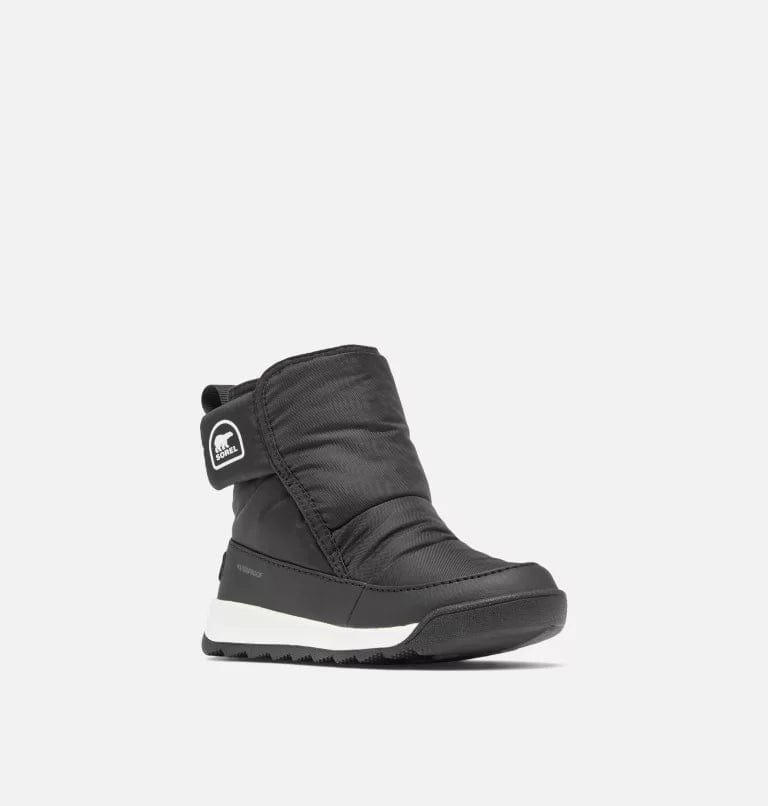 Sorel Winter Boots 4 Little Kids Sorel Whitney II Plus Toddler Waterproof Bootie - Black, Sea Salt