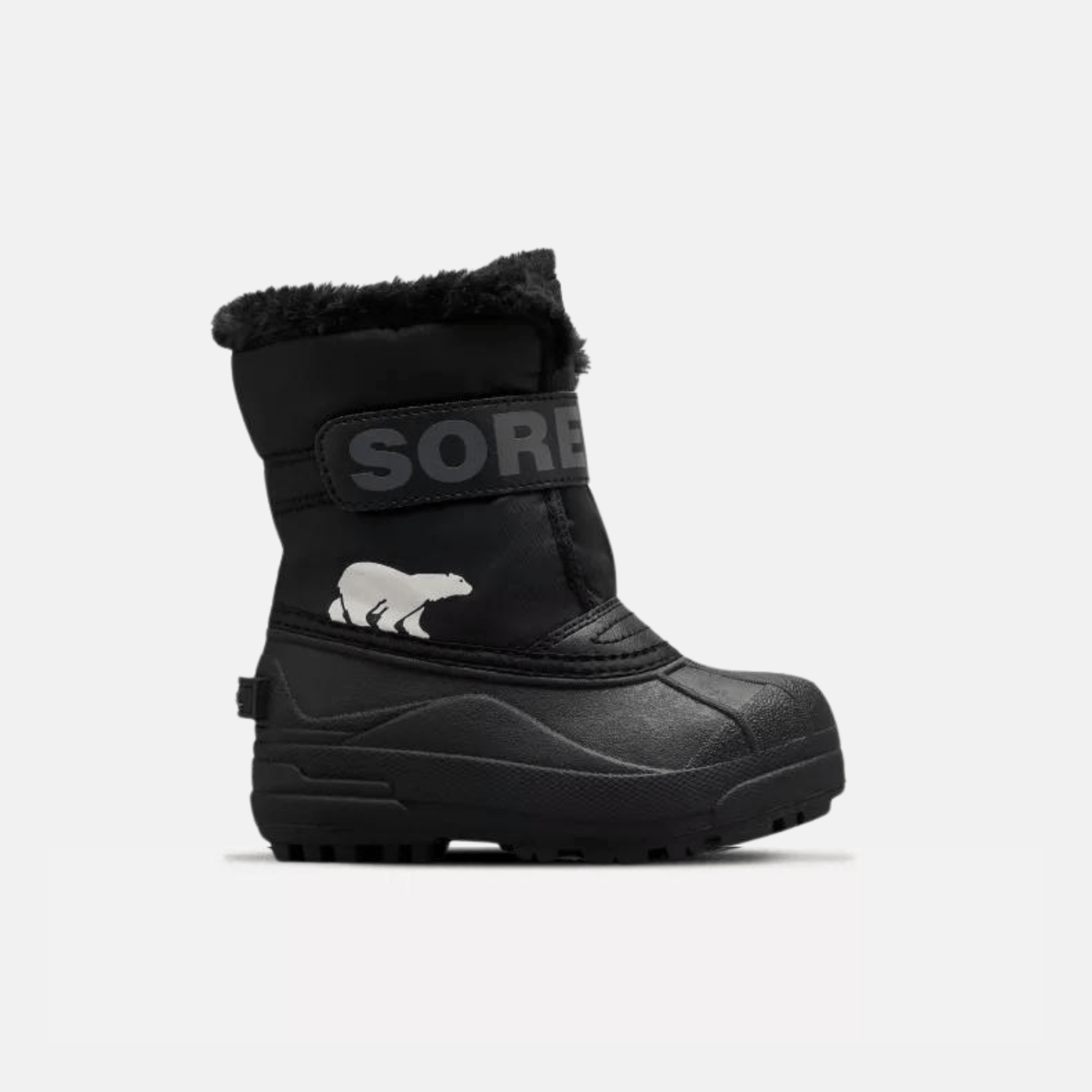 Sorel Winter Boots Sorel Childrens Snow Commander Waterproof Boot - Black, Charcoal