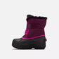 Sorel Winter Boots Sorel Childrens Snow Commander Waterproof Boot - Purple Dahlia, Groovy Pink