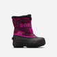 Sorel Winter Boots Sorel Childrens Snow Commander Waterproof Boot - Purple Dahlia, Groovy Pink