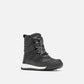 Sorel Winter Boots Sorel Youth Whitney II Plus Lace WP Winter Boots - Black/Sea salt