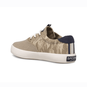 Sperry Sneaker Sperry Big Kid's Spinnaker Washable Sneaker Tan Camo