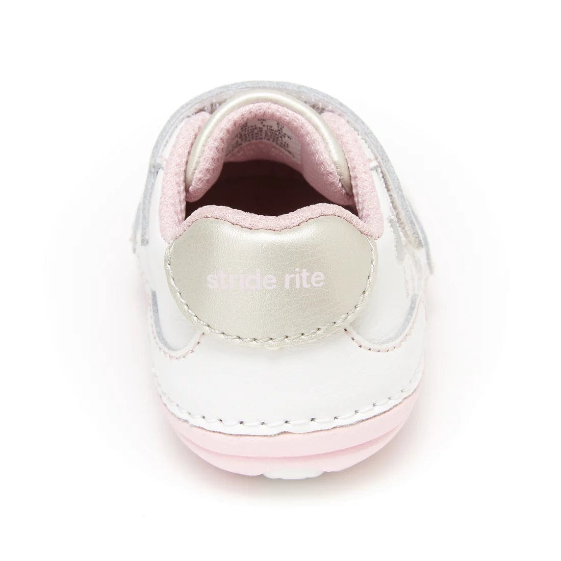 Stride Rite First Step Shoes Stride Rite Adalyn - White/Silver