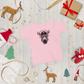 Toddler Short Sleeve Tee - Moose Girl Pink